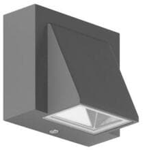 Brumberg MEGERA LED-Wandanbauleuchte 230V AC, 50Hz, 1W, 103lm, 3.000K, IP54, graphit struktur (65011103)