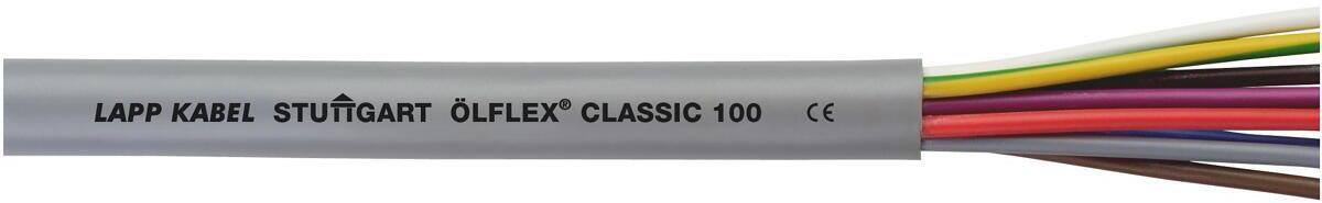 Lapp ÖLFLEX CLASSIC 100 300/500V 5G0.75 Steuerleitung, PVC, 0,75mm², grau, 100m (00100244/100)