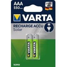 VARTA 56733 Accu Solar Micro AAA 550mAh Blister 2 Stück