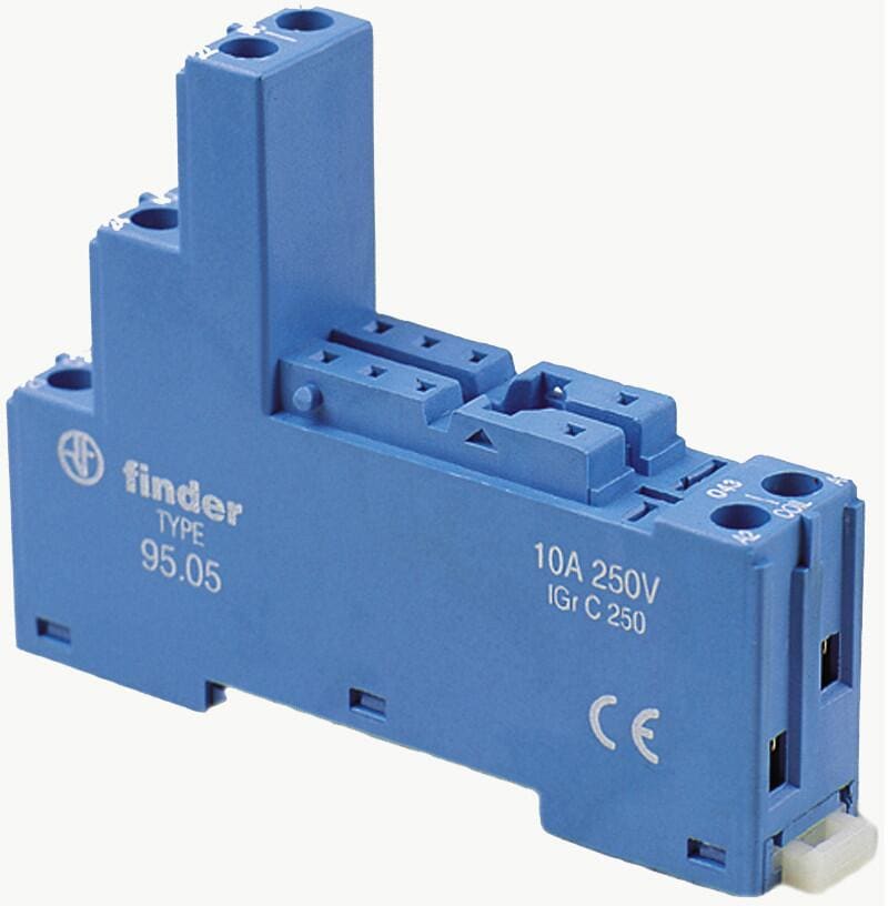 Finder 95.05 Relaisfassung blau