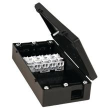 Esylux JUNCTION BOX 5-POLE BK Universal-Anschlussbox, 5-polig, 2.5mm², schwarz (EO10430947)