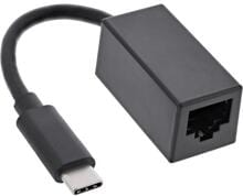 InLine USB 3.2 Netzwerkadapter Kabel, Gigabit Netzwerk, USB-C (33380G)
