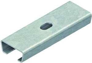 Niedax 2970/100-2SL Ankerschiene, C-Profil, 16 mm, 30x15x100 mm, gelocht, bandverzinkt