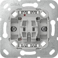 Gira 315100 Wipptaster-Einsatz mit Befestigungskrallen, 1-polig, 10A, 250V
