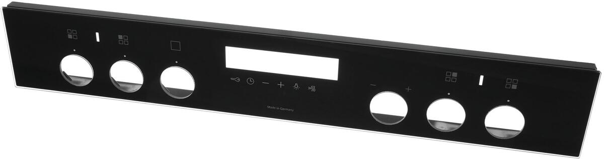 Bosch Siemens 11031716 Bedienblende, Material:Glas; Farbe:schwarz;, Optimiertes Design "light grey"
