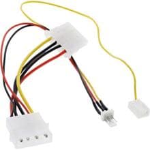 InLine Lüfter Adapterkabel, 12V zu 7V, mit Tachosignal (33007T)