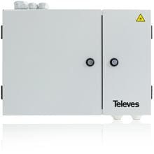 Televes OSB 48 Optik Spleiss-Box, bis zu 48 Buchse-zu-Buchse-Adapter (233002)