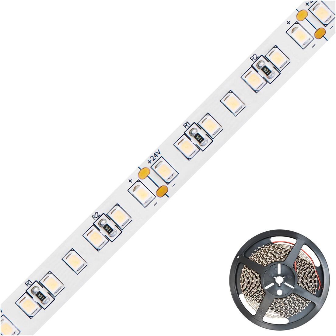 EVN LED-Strip, IP20, 48V/DC, 9,6W/m, 1248lm/m, 130LED/m, 3000K, IC-Chips, CRI97, 5m-Rolle (IC20481302802)