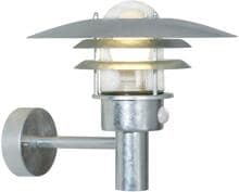 Nordlux Lønstrup 32 Sensor Wandleuchte, E27, IP44, dimmbar, verzinkt (71412031)