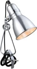 Nordlux Photo Klemmleuchte, E27, IP20, 40W, 230V, verstellbarer Leuchtenkopf, Metall, silber (59372029)