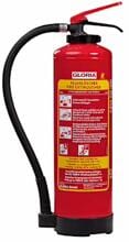 Gloria EASY-LINE Fettbrand Feuerlöscher, 6 Liter, Zerstäubereinsatz, rot (814111.0000)