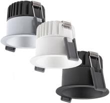 LEDVANCE Spot Darklight FIX P 8W DIM, Einbaustrahler, blendarm, feststehend, IP44