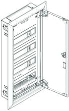ABN UK14 Flachverteiler Unterputz/Hohlwand, 1x4-reihig, IP30, HxBxT: 670x320x126 mm, weiß