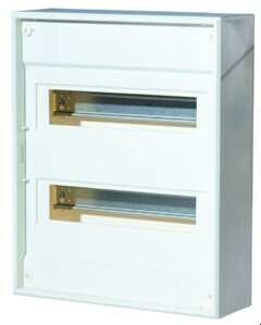 Protec.class PAPV 12-1N Aufputz-Kleinverteiler, 1-reihig, 12-14 Teilungseinheiten, HxBxT 250x305x99 mm (05104730)