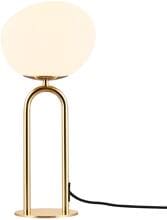 Nordlux Shapes Tischlampe, E27, IP20, 15W, Glasschirm, messing (2120055035)