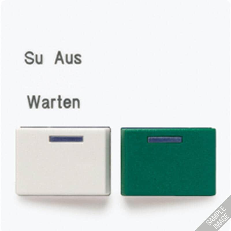 Jung 642B-2 Abdeckung für Ackermann Type 73642 B – Dienstzimmereinheit, CD 500, weiß