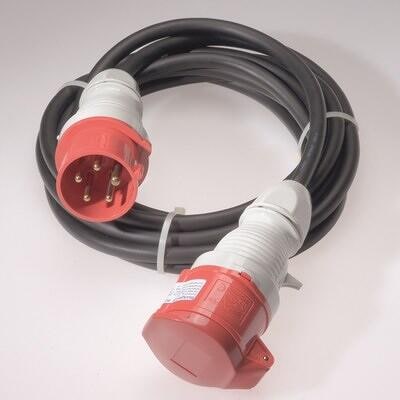 Schaum H07RN-F5G2,5mm², 32A CEE-Verlängerung, 10m, schwarz (436101)