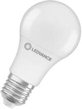 LEDVANCE LED Classic A 60 V 8W 827 Frosted E27, klassische Kolbenform, warmweiß (4099854049620)