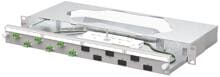 METZ CONNECT OpDAT slide2 K Patchfeld splice 6xLC-D APC OS2, grau ( 1504997606-F )