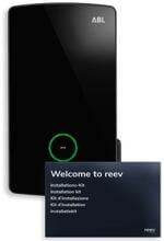 ABL eM4 Single Wallbox reev ready Controller mit Ladesteckdose, 32A, 22kW, schwarz (100000202)