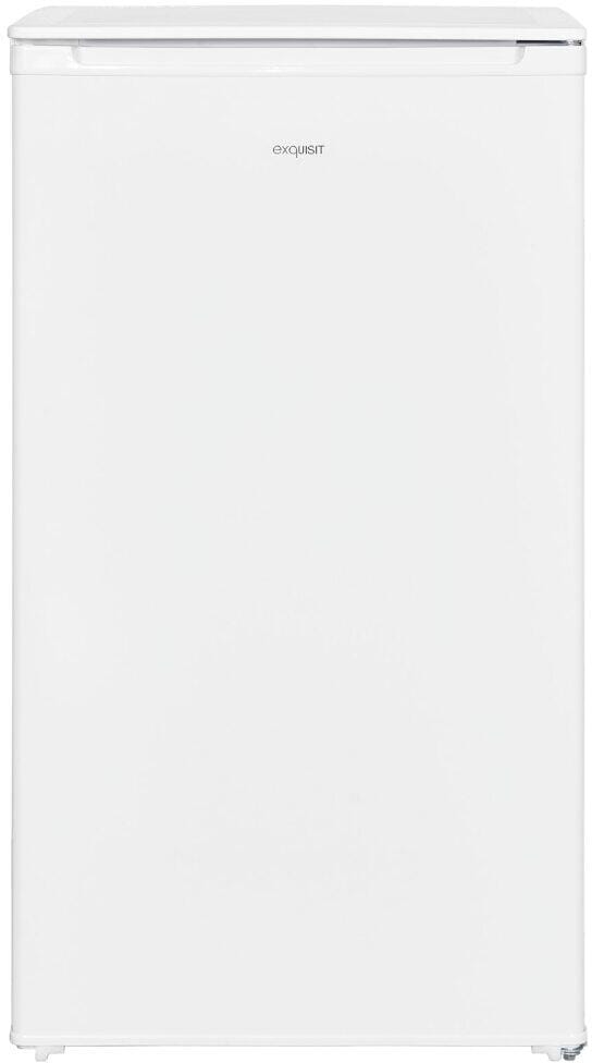 Exquisit KS116-V-041E Standkühlschrank, 48 cm breit, 88L, Gemüseschublade, Temperatureinstellung, weiß (PV)