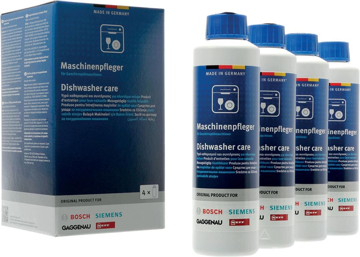Bosch Siemens 00311998 Pflegemittel, 4 * Maschinenpfleger für Geschirrspülmaschinen (South Version), Entfernt Fett und Kalk