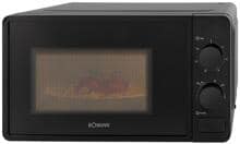 Bomann MW 6014 CB Stand Mikrowelle, 6 Leistungsstufen, 20 Liter Garraum, 1150 Watt, schwarz (660143)