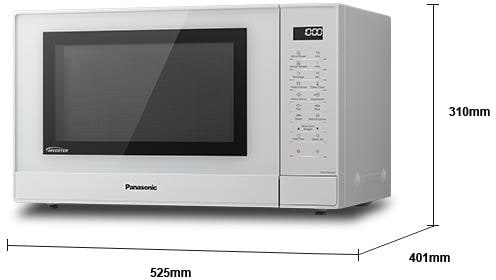 Panasonic NN-ST45 Inverter-Mikrowelle, 32L, 1000W, 7