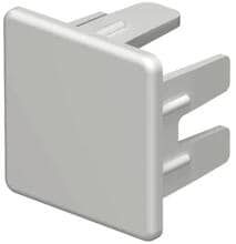 OBO Bettermann WDK HE25025RW Endstück, 25x25mm, PVC, reinweiß RAL9010 (6193145)