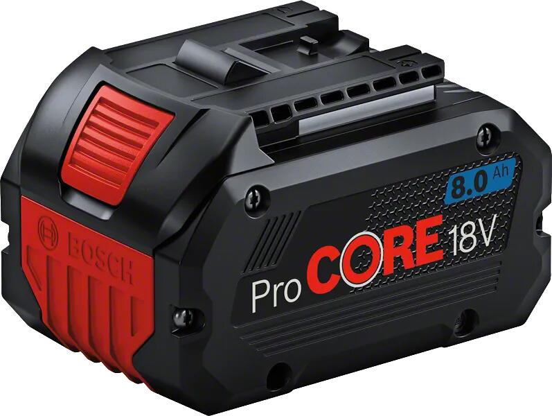 Bosch Pro HEAVY DUTY ProCORE18V 8.0Ah Akkupack, schwarz (1600A016GK)