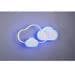 Reality Cloudy Deckenleuchte LED Weiß, 1-flammig, Fernbedienung, Farbwechsler, 29W, 3600lm (R62263131)