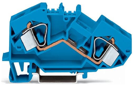 Wago 783-604 2-Leiter-Durchgangsklemme, 16 mm², blau