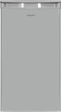 Exquisit KS85-V-091E Vollraumkühlschrank, 45 cm breit, 75 L, LED Beleuchtung, 1 Gemüseschublade, grau
