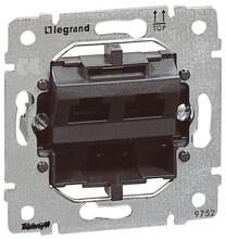 Legrand Datendose UTP RJ45 2-Fach KAT6 (775830)