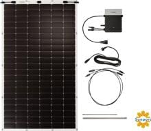 Bosch Balkonkraftwerk Solar 4000 P - 300 W, ultraleichte Module, wirkungsgrad 21,5%, schwarz (7733703073)