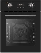 PKM EBO6-45 EEK: A Einbaubackofen, 45 cm breit, 50 L, Grillfunktion, Timer, TouchDisplay, schwarz