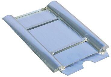 Marzari MRT Typ Beton BIG verzinkt Metalldachplatte, silber