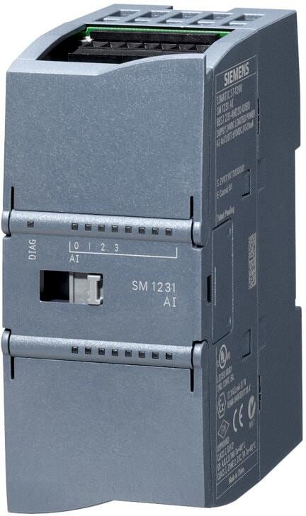 Siemens 6ES7231-4HD32-0XB0 SIMATIC S7-1200, Analogeingabe, SM 1231, 4 AI, +/-10V, +/-5V, +/-2.5V, oder 0-20mA/4-20mA, 12 Bit+Vorzeichen (13 Bit ADC)