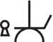 Berker 47693502 Steckdose SCHUKO mit Klappdeckel, Beschriftungsfeld, ungleiche Schließung, Aufputz, W.1, polarweiß matt