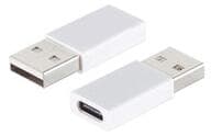 S-CONN Adapter USB 2.0 A Stecker auf USB 3.1 C Buchse, weiß (14-05031)