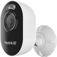 Reolink Lumus Series E450 Kompakte 4K 8 MP WLAN-Überwachungskamera mit intelligenter Erkennung, Farbnachtsicht und Wi-Fi 6 Technologie, weiß
