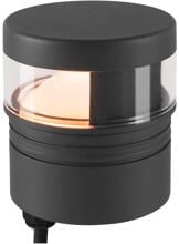 SLV M-POL S Polehead Pollerleuchtenkopf, entblendet, LED, 10W, 2700K, CRI 80, Aluminium, anthrazit