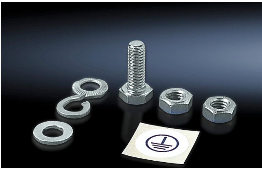 Rittal SZ 2570.000 Befestigungsmaterial für Systemlochung, Größe: M6, 1 VE/Pack = 10 Stück