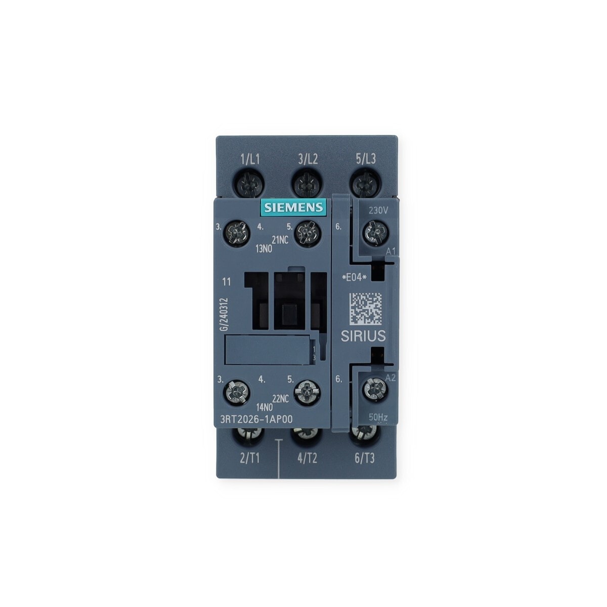 SIEMENS - 3RT2026-1AP00 Sirius Kontaktör 25A 2 SIEMENS - 3RT2026-1AP00 Sirius Kontaktör 25A 2