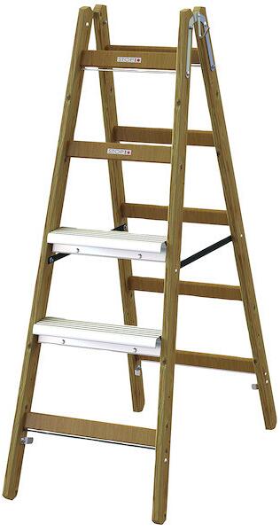 Iller Breitsprossen Stehleiter Professional ERGO 2x4