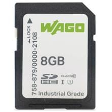 Wago Speicherkarte SD, pSLC-NAND, 8 GB, Temperaturbereich -40 … 90 °C (758-879/000-2108)