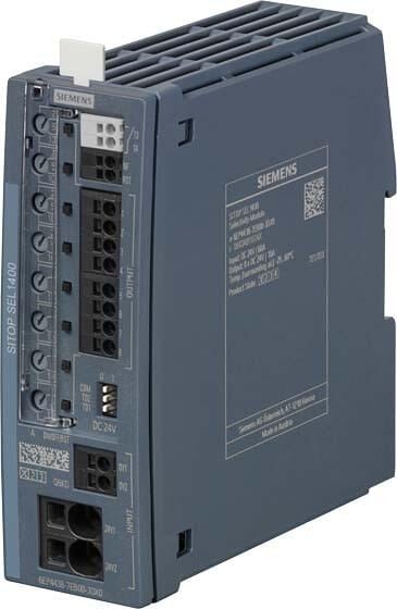 Siemens 6EP4438-7EB00-3DX0 SITOP SEL1400 10 A Selektivitaetsmodul 8-kanalig mit begrenzender Charakteristik Eingang: DC 24 V/60 A Ausgang: DC 24 V/8x