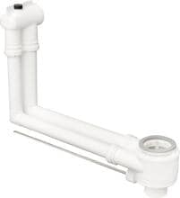 hansgrohe Ab- und Überlaufgarnitur für Excenterbetätigung für Waschbecken, Kunststoff, (50005000)