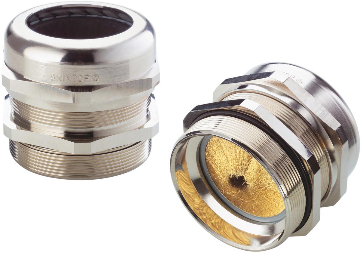 Lapp 53112680 Kabelverschraubung, SKINTOP MS-M BRUSH 63x1,5mm, Messing