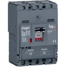 Hager HHS040DC Leistungsschalter h3+ P160 TM ADJ 3P3D 40A 25kA CTC